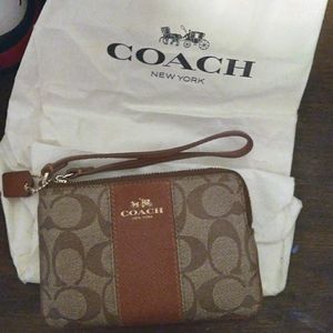 Coach signature handbag